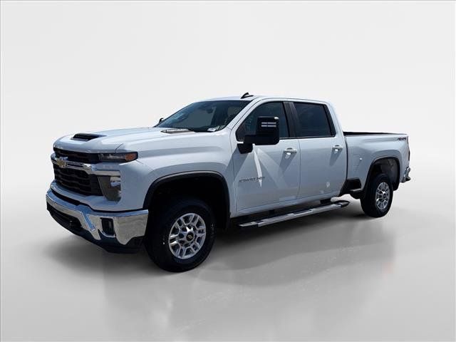Summit White 2025 Chevrolet Silverado 2500HD LT Crew Cab 4WD Pickup Truck Four-Wheel Drive Automatic
