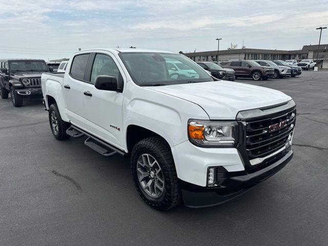 Summit White 2021 GMC Canyon Pickup Truck Four-Wheel Drive 8-Speed Automatic