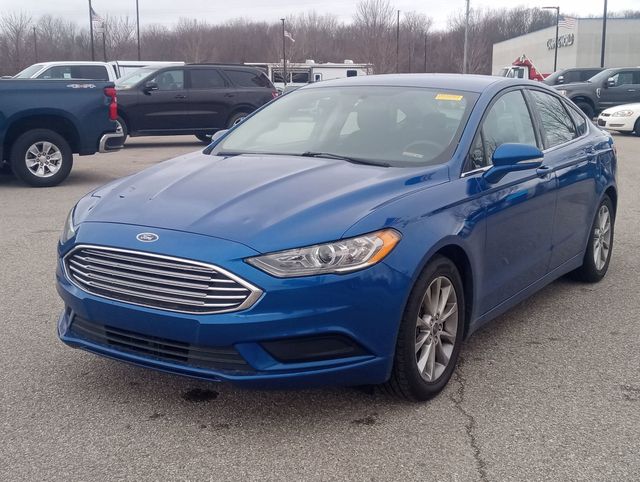 Lightning Blue 2017 Ford Fusion SE Sedan Front-Wheel Drive 6-Speed Automatic