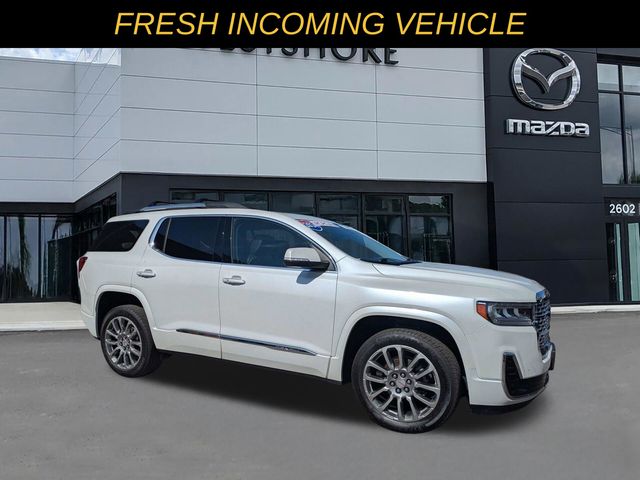 White Frost Tricoat 2023 GMC Acadia SUV / Crossover Four-Wheel Drive 9-Speed Automatic