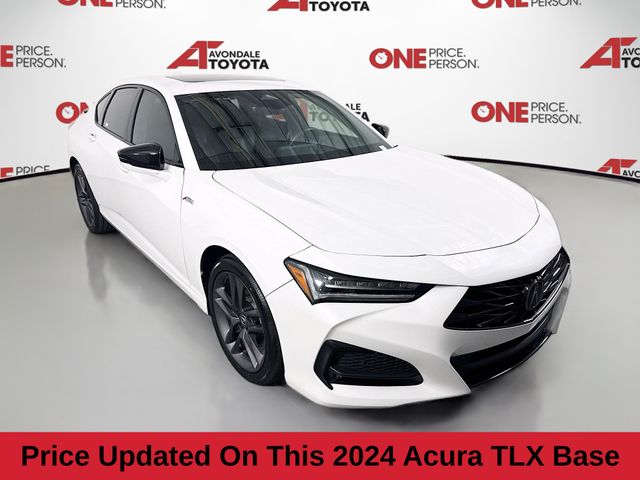 Platinum White Pearl 2024 Acura TLX Sedan All-Wheel Drive Automatic