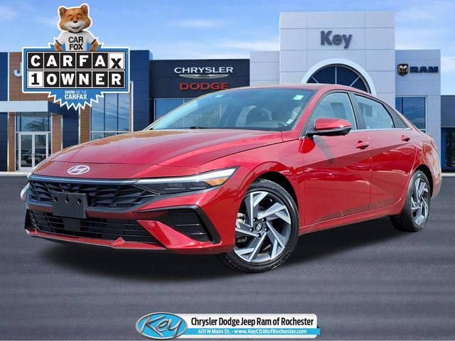 Ultimate Red 2024 Hyundai Elantra Sedan Front-Wheel Drive Continuously Variable Transmission