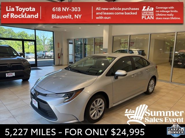 Classic Silver Metallic 2026 Toyota Corolla LE FWD Sedan Front-Wheel Drive Continuously Variable Transmission