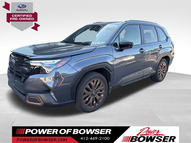 Magnetite Gray Metallic 2025 Subaru Forester Sport Crossover AWD SUV / Crossover All-Wheel Drive Continuously Variable Transmission