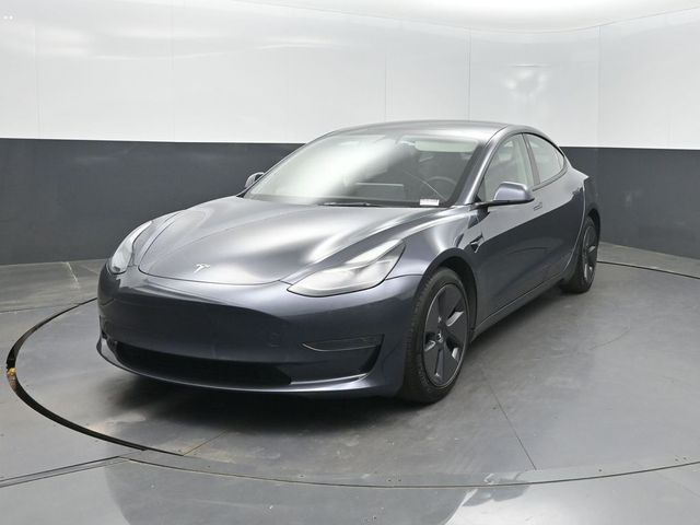 Silver 2023 Tesla Model 3 RWD Sedan Rear-Wheel Drive 1-Speed Automatic