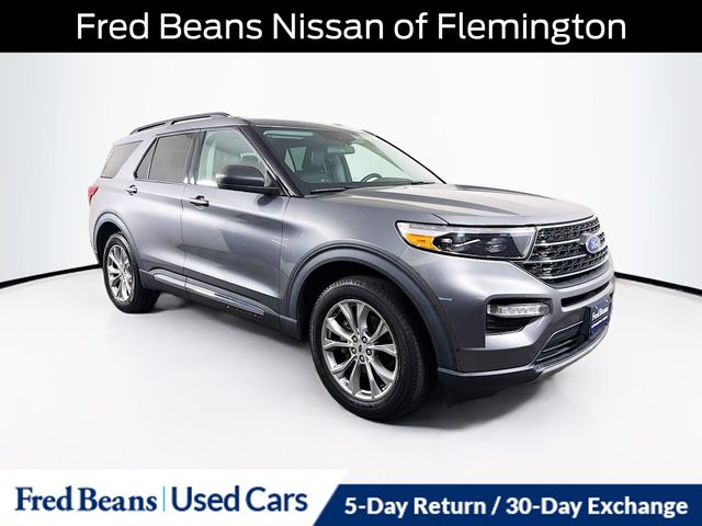 Gray Metallic 2021 Ford Explorer XLT AWD SUV / Crossover All-Wheel Drive Automatic