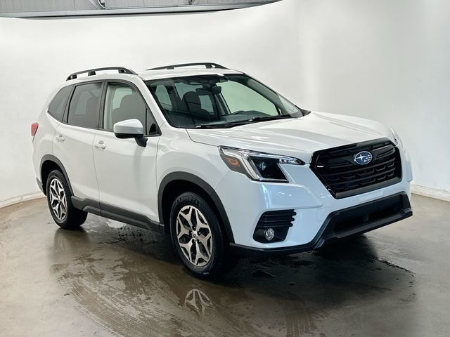 2023 Subaru Forester Premium White at Subaru and VW of Moon Township