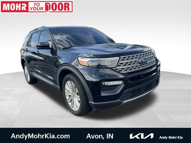 Black Metallic 2021 Ford Explorer Hybrid SUV / Crossover All-Wheel Drive Automatic