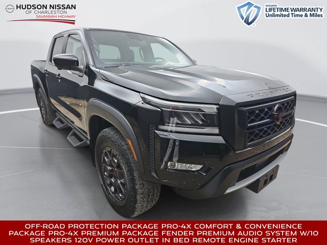 Super Black 2022 Nissan Frontier Pickup Truck Four-Wheel Drive 9-Speed Automatic