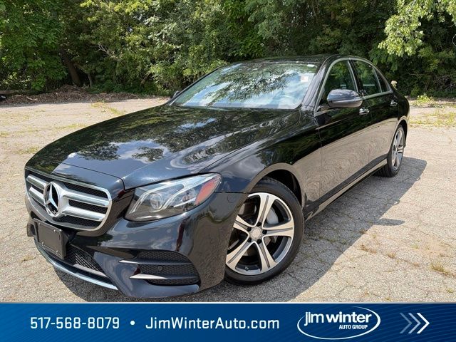 Black 2017 Mercedes-Benz E-Class Sedan All-Wheel Drive 9-Speed Automatic
