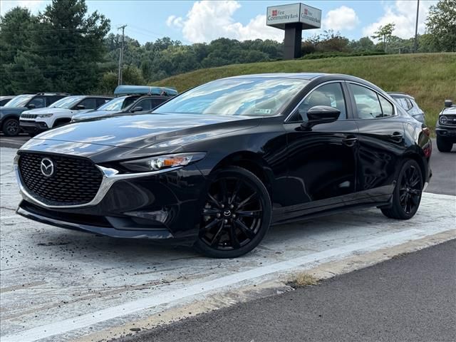 Jet Black Mica 2024 Mazda MAZDA3 Sedan Front-Wheel Drive 6-Speed Automatic