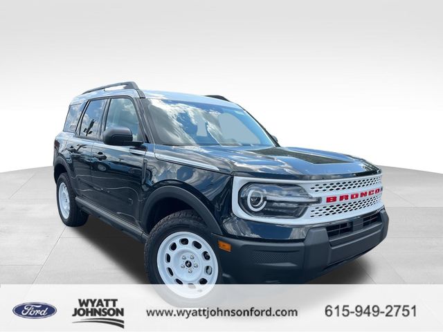 Shadow Black 2025 Ford Bronco Sport Heritage AWD SUV / Crossover All-Wheel Drive 8-Speed Automatic