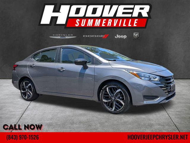 Gray (Gun Metallic) 2024 Nissan Versa SR FWD Sedan Front-Wheel Drive Continuously Variable Transmission