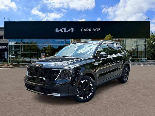 Ebony Black 2025 Kia Sorento S FWD SUV / Crossover Front-Wheel Drive 8-Speed Automatic