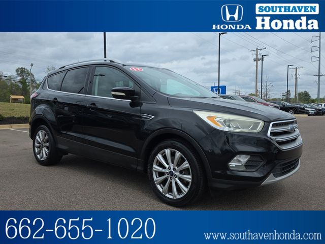 Shadow Black 2017 Ford Escape Titanium FWD SUV / Crossover Front-Wheel Drive 6-Speed Automatic