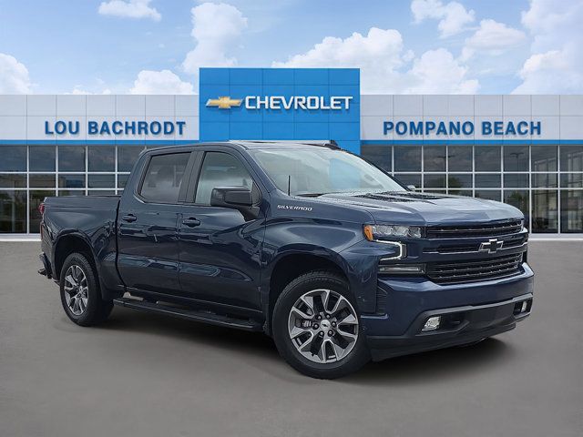 Blue Metallic 2022 Chevrolet Silverado 1500 RST Crew Cab RWD Pickup Truck 4X2 8-Speed Automatic