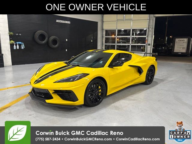 Competition Yellow Tintcoat Metallic 2025 Chevrolet Corvette Coupe Rear-Wheel Drive 8-Speed Dual Clutch