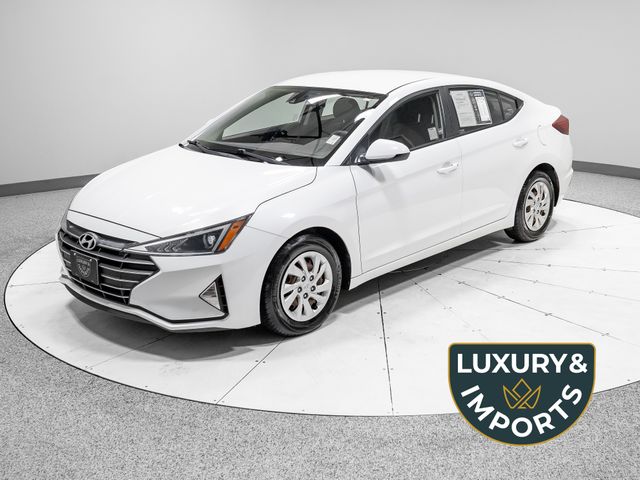Quartz White Pearl 2020 Hyundai Elantra Sedan Front-Wheel Drive Continuously Variable Transmission