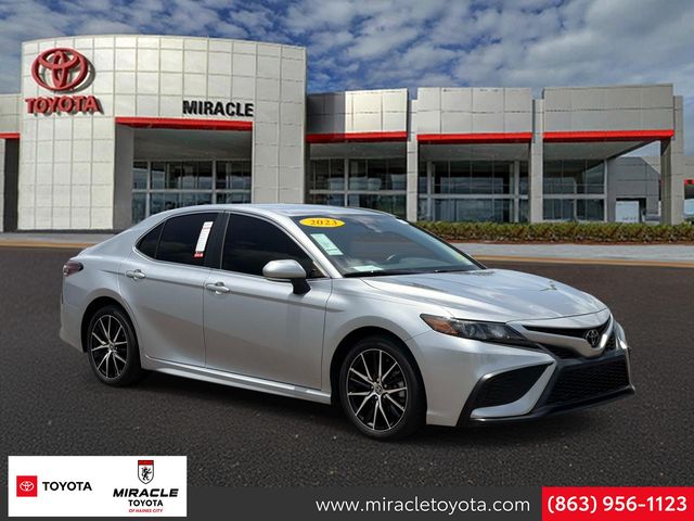 Celestial Silver Metallic 2023 Toyota Camry Sedan Front-Wheel Drive 8-Speed Automatic