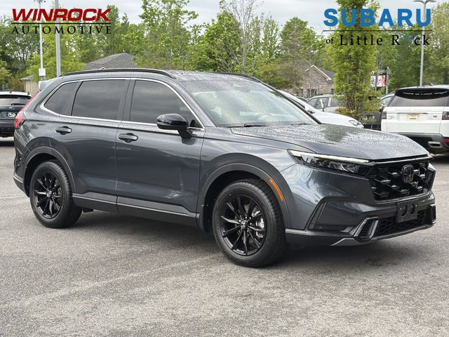 Platinum White Pearl 2025 Honda CR-V Hybrid Sport-L FWD SUV / Crossover Front-Wheel Drive Continuously Variable Transmission