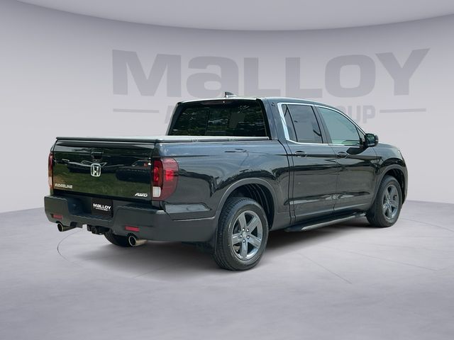 Crystal Black Pearl 2021 Honda Ridgeline RTL AWD Pickup Truck All-Wheel Drive 9-Speed Automatic