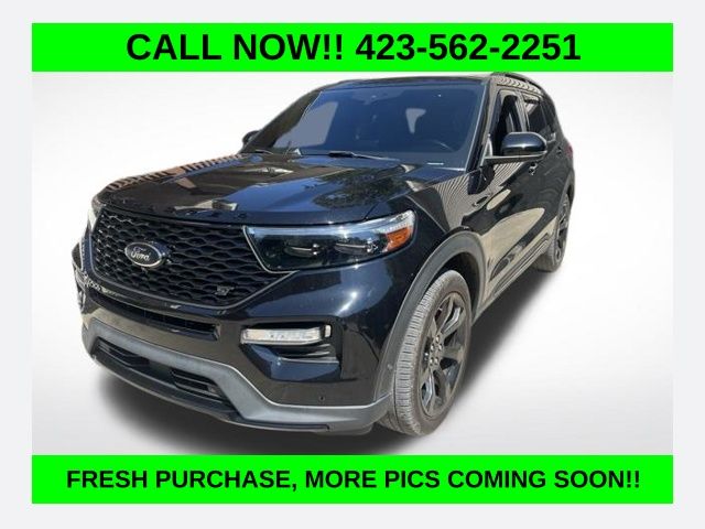 Black Metallic 2021 Ford Explorer SUV / Crossover All-Wheel Drive Automatic