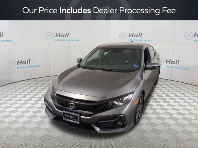 Polished Metal Metallic 2021 Honda Civic Hatchback Hatchback Front-Wheel Drive Continuously Variable Transmission