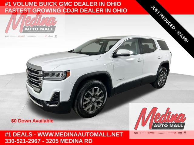Summit White 2023 GMC Acadia SUV / Crossover Front-Wheel Drive 9-Speed Automatic