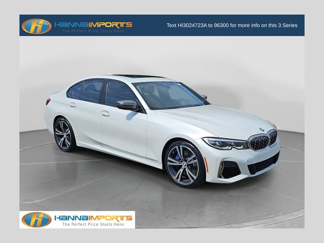 Mineral White Metallic 2020 BMW 3 Series Sedan Rear-Wheel Drive 8-Speed Automatic
