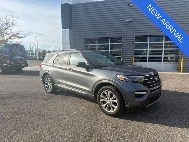 Carbonized Gray Metallic 2023 Ford Explorer SUV / Crossover Rear-Wheel Drive Automatic