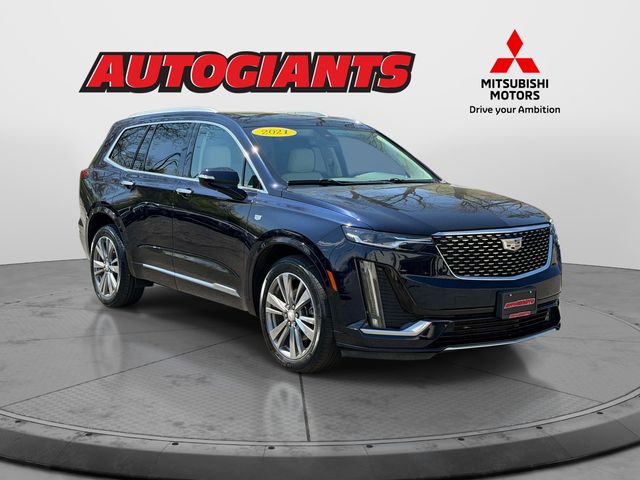 Dark Moon Blue Metallic 2021 Cadillac XT6 Premium Luxury AWD SUV / Crossover Four-Wheel Drive 9-Speed Automatic