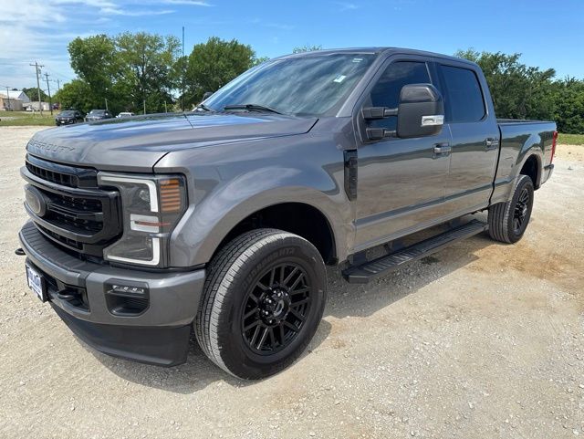Carbonized Gray Metallic 2022 Ford F-250 Super Duty Lariat Crew Cab 4WD Pickup Truck Four-Wheel Drive Automatic