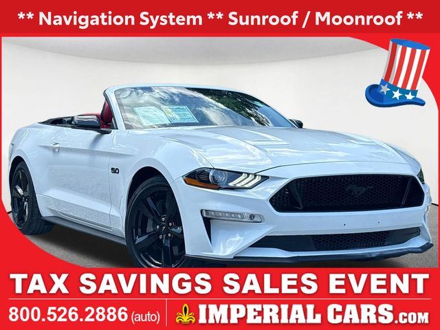 Iconic Silver Metallic 2022 Ford Mustang Convertible Rear-Wheel Drive Automatic