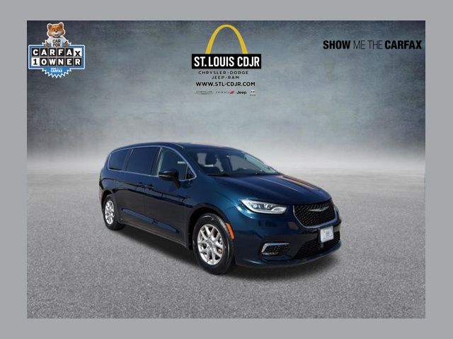 Fathom Blue Pearlcoat 2023 Chrysler Pacifica Touring L FWD Minivan Front-Wheel Drive 9-Speed Automatic