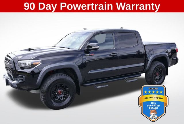 Midnight Black Metallic 2019 Toyota Tacoma TRD Pro Double Cab 4WD Pickup Truck Four-Wheel Drive 6-Speed Automatic
