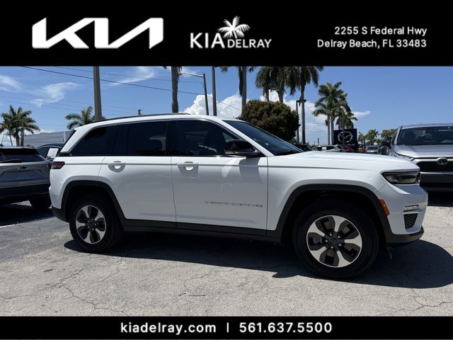 Bright White Clearcoat 2023 Jeep Grand Cherokee 4xe SUV / Crossover Four-Wheel Drive 8-Speed Automatic