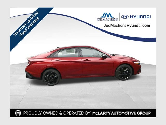 Ultimate Red 2026 Hyundai Elantra Sedan Front-Wheel Drive Continuously Variable Transmission
