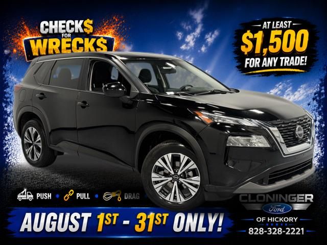 Super Black 2023 Nissan Rogue SUV / Crossover All-Wheel Drive Continuously Variable Transmission
