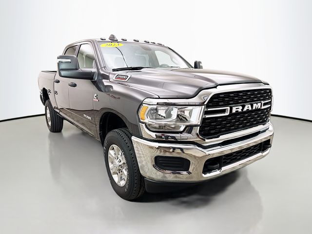 Gray (Granite Crystal Metallic Clearcoat) 2023 RAM 2500 Big Horn Crew Cab 4WD Pickup Truck Four-Wheel Drive 6-Speed Automatic