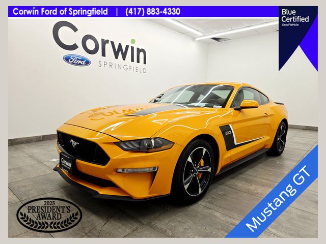 Orange Fury Metallic Tri-Coat 2018 Ford Mustang Coupe Rear-Wheel Drive Automatic