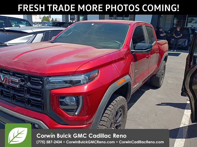 Volcanic Red Tintcoat 2025 GMC Canyon Elevation Crew Cab 4WD Pickup Truck Four-Wheel Drive 8-Speed Automatic