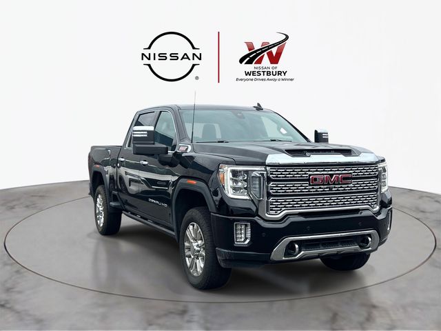 Onyx Black 2023 GMC Sierra 3500HD Denali Crew Cab 4WD Pickup Truck Four-Wheel Drive Automatic