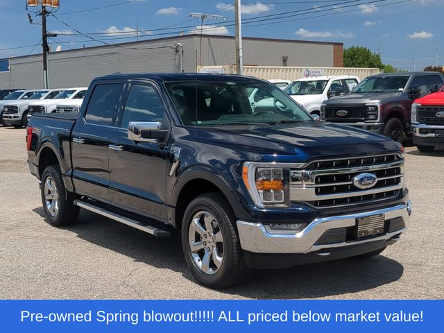 Used 2022 Blue Metallic Ford Lariat image 15