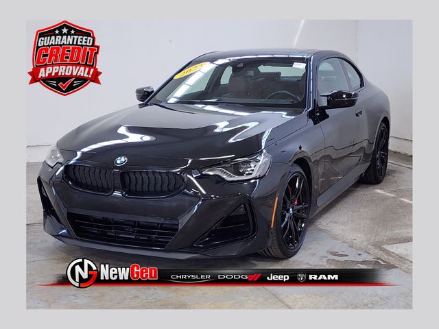 Black Sapphire Metallic 2023 BMW 2 Series Coupe All-Wheel Drive 8-Speed Automatic