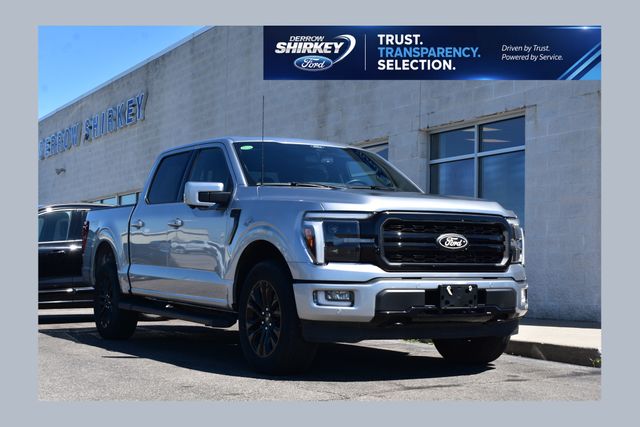 Silver 2024 Ford F-150 Pickup Truck Four-Wheel Drive Automatic
