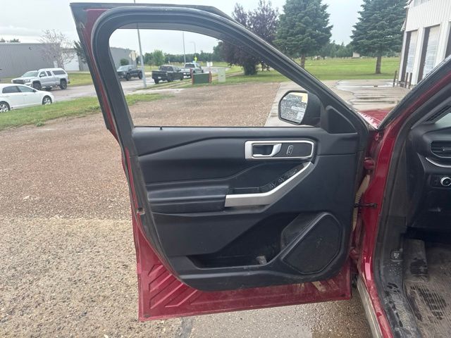 2021 Red Metallic Ford Explorer XLT 4X4 SUV