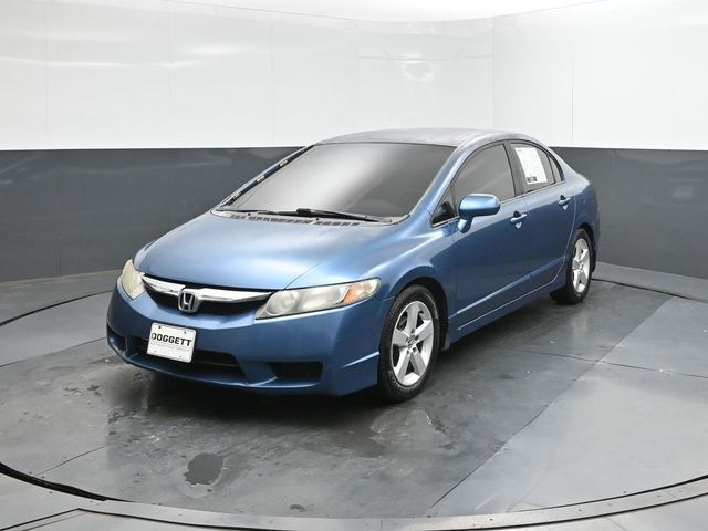 Blue 2011 Honda Civic LX Sedan Front-Wheel Drive 5-Speed Automatic