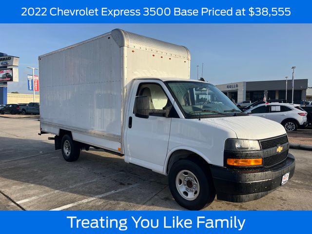 Summit White 2022 Chevrolet Express Chassis Van Rear-Wheel Drive 6-Speed Automatic Overdrive