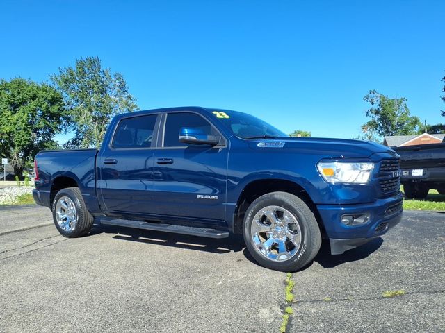 Patriot Blue Pearlcoat 2023 RAM 1500 Pickup Truck Four-Wheel Drive 8-Speed Automatic