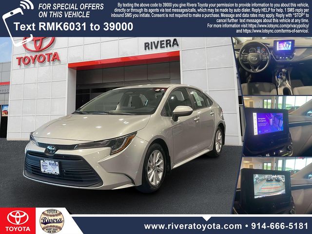 Classic Silver Metallic 2024 Toyota Corolla Sedan Front-Wheel Drive Continuously Variable Transmission